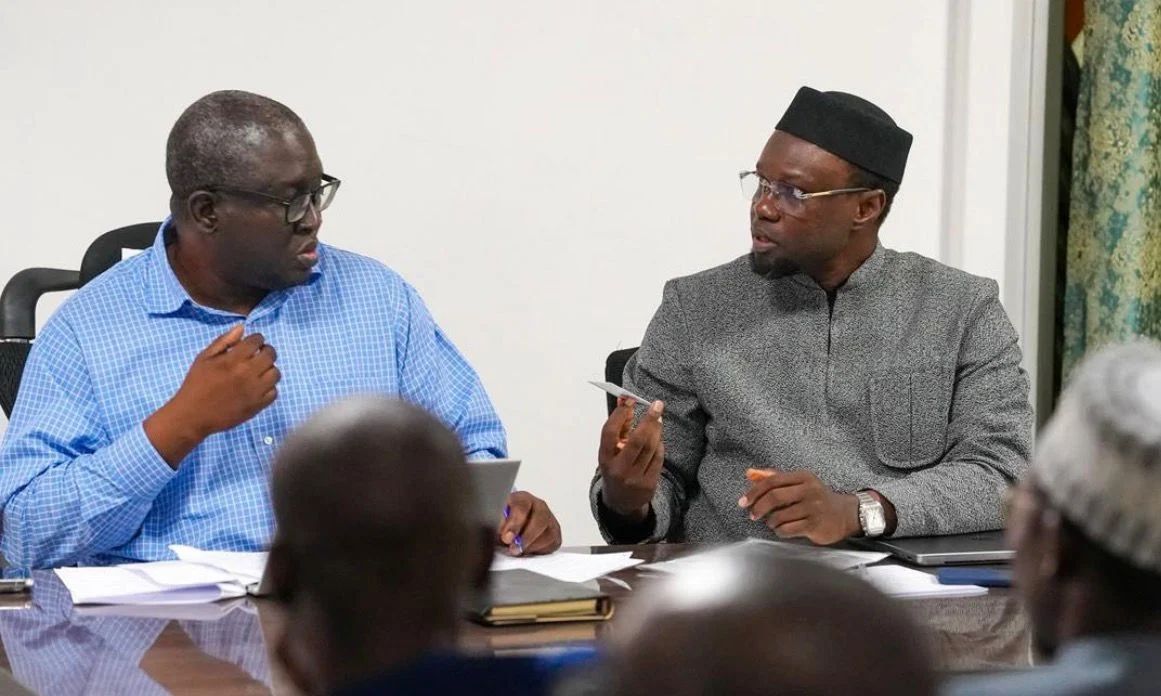 Pastef political bureau meeting where Ousmane Sonko announces major decisions