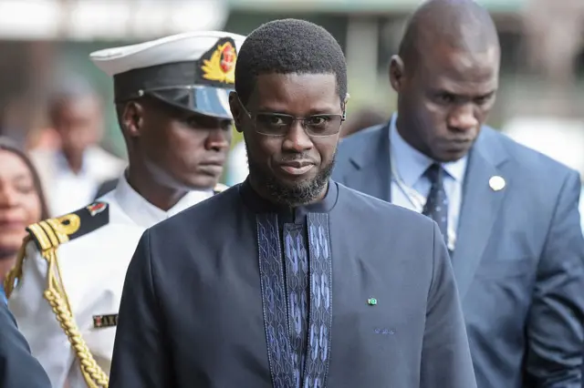 President Bassirou Diomaye Faye arriving at the Africa Forward Summit in Nairobi, May 11, 2026