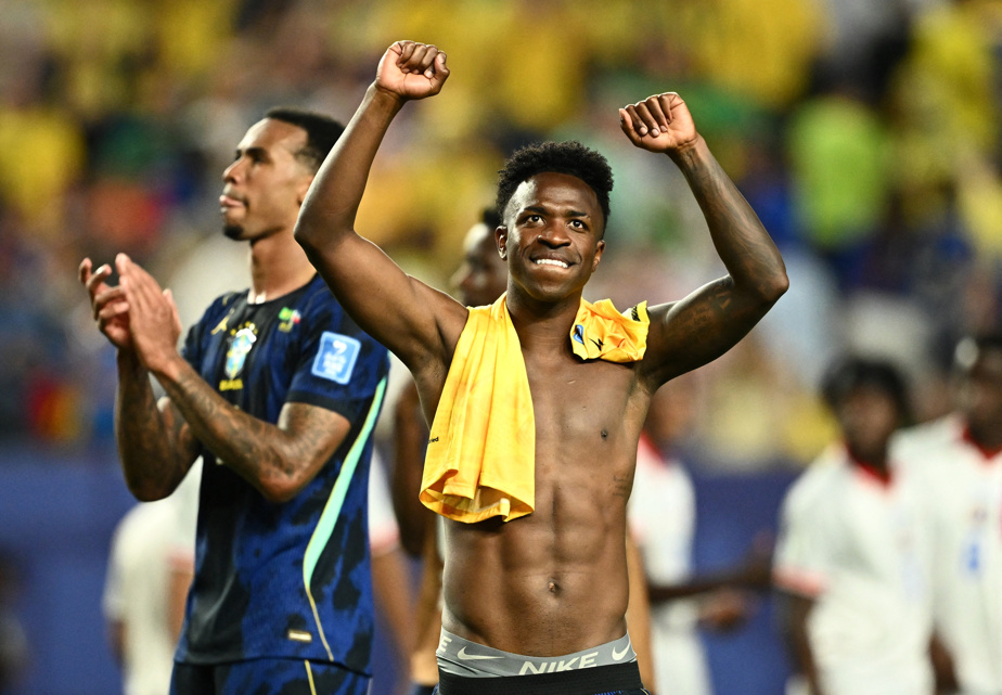 Haiti’s team during the match action