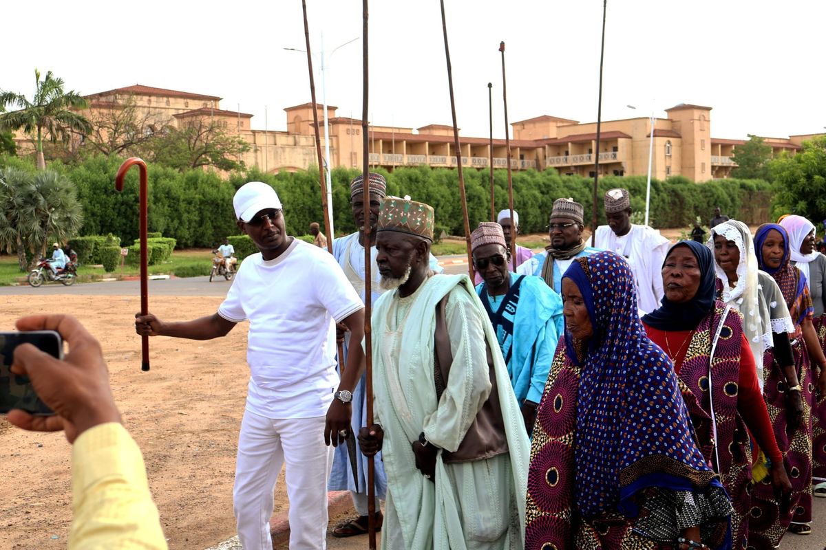 N'Djamena 2026 music festival stage setup