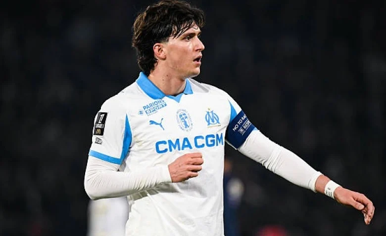 Illustration of Marseille's transfer dilemma with Leonardo Balerdi