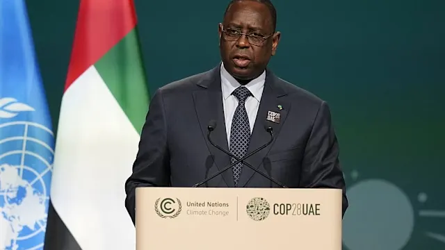 Former Senegalese President Macky Sall arriving in Dakar