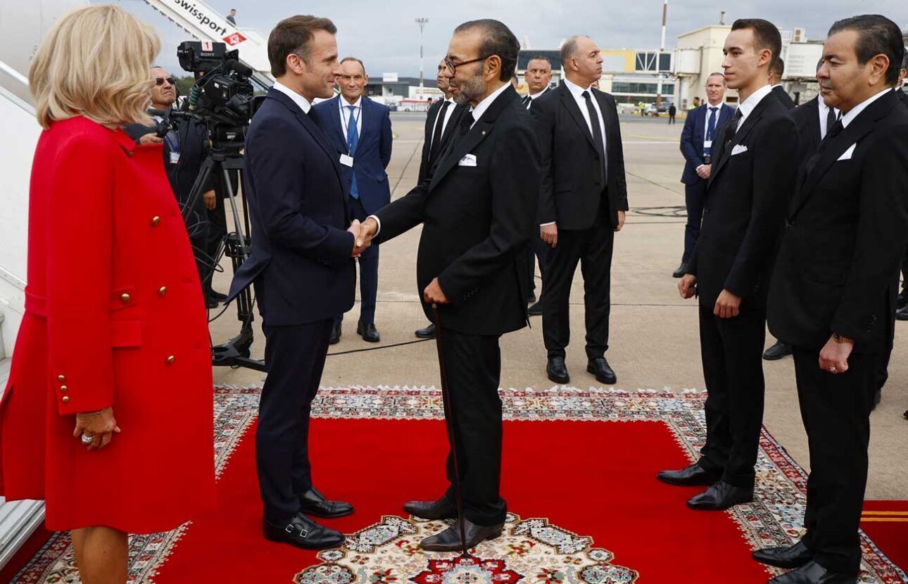 Morocco-France officials during high-level discussions