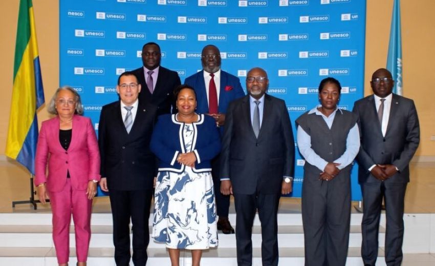 Gabon education reform launch event