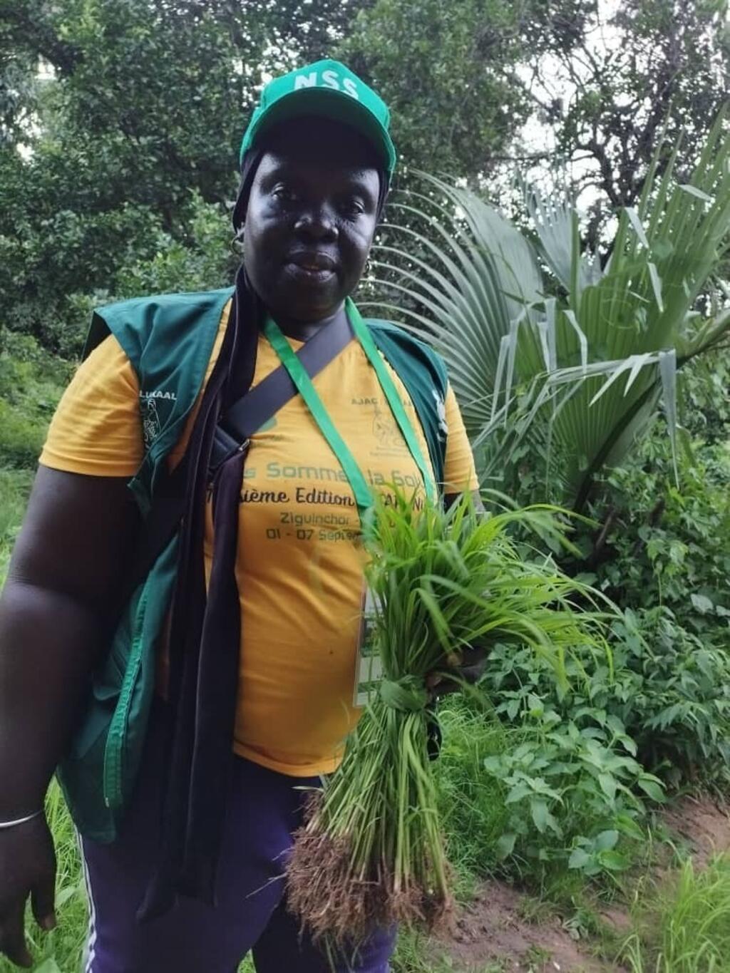 Mariama Sonko at her organic farm near Ziguinchor, Casamance