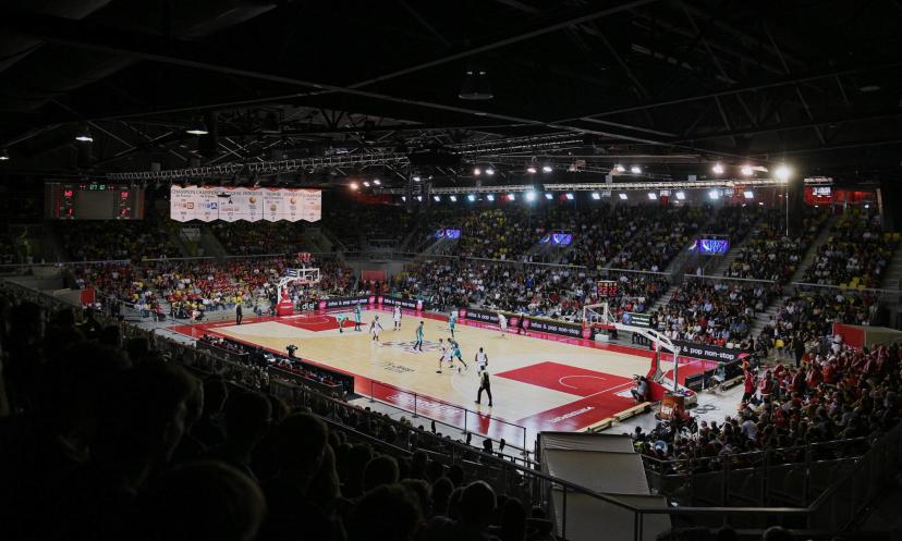 Strasbourg's home arena ahead of the Champions League clash