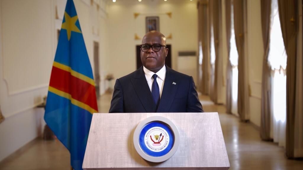 President Félix Tshisekedi of the Democratic Republic of the Congo addressing the nation in June 2026.