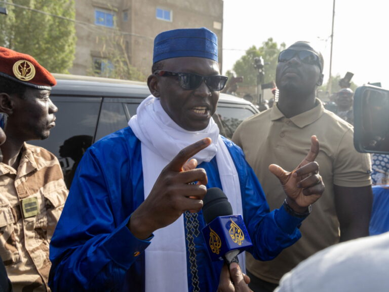 Chadian PM and presidential candidate Succes Masra votes in Presidential elections
