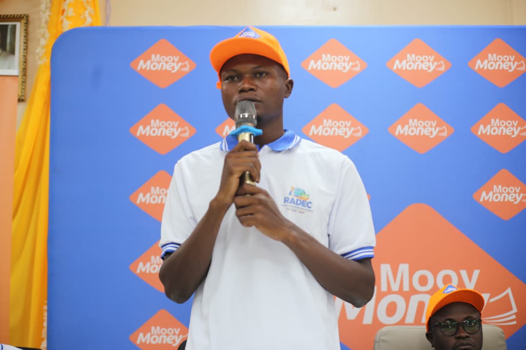 Moov Money Tchad representative speaking