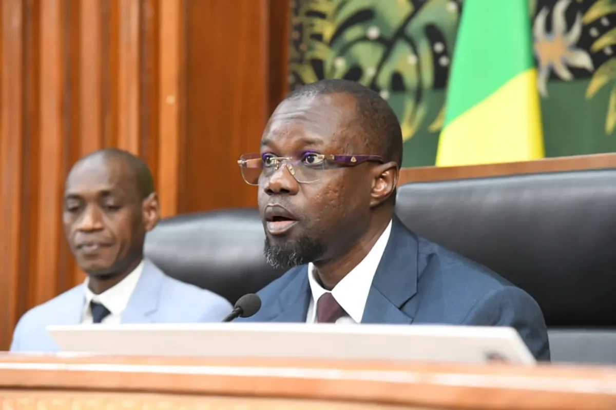 Ousmane Sonko addressing political tensions Ousmane Sonko addressing political tensions
