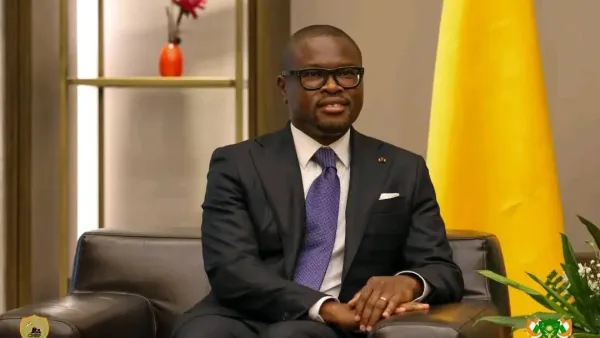 Romuald Wadagni during a visit to Niamey on June 3, 2026